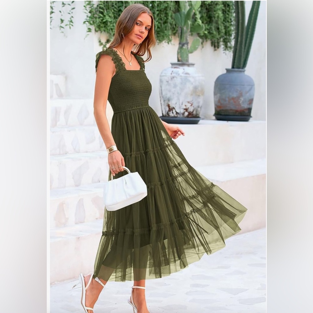 Midi tulle sundress